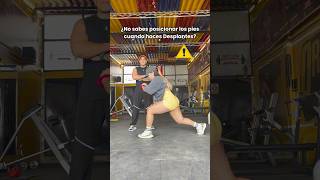 DESPLANTES PARA PRINCIPIANTES 🤝 gymtips desplantes lunges gymrat gymgirl fitness gym [upl. by Ahsihat]