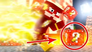 Minecraft  LABIRINTO ‹ FLASH MATOU O ZOOM ›  Lucky Block [upl. by Atnauq611]