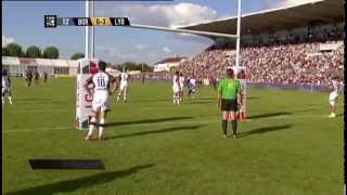 Top 14 20142015 1 ère Journée Résumé Bordeaux VS Lyon 189 [upl. by Amitie]