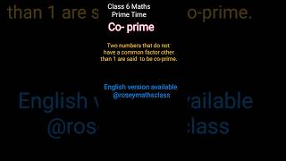 shorts Coprime numbers in Hindimaths [upl. by Yelyak]