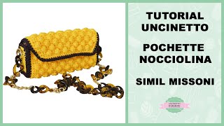 Tutorial pochette punto nocciolina uncinetto  Uncinetto dArgento [upl. by Abisha80]