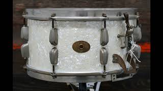 SOLD  Slingerland 7x14quot Concert King Snare Drum  1940s WMP Rewrap [upl. by Koal116]