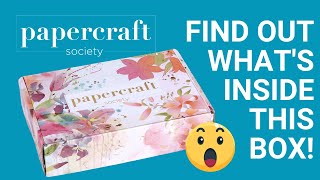 Papercraft Society Box 54 REVEAL [upl. by Joleen]