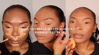 grwm  matte skin makeup tutorial  kigi ambaiowei [upl. by Osmund]