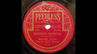 MÚSICA MEXICANA Manolita Arriola  Serenata Tropical  Peerless 1931  1940 [upl. by Nezam197]