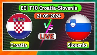 Croatia vs Slovenia CRO vs SVN Match 1 ECI T10 CroatiaSlovenia Live Cricket Score [upl. by Heuser]