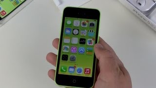 iPhone 5c Grün einrichten und erster Eindruck [upl. by Llehcsreh]