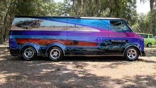 quotDEATHSTARquot 1977 Custom Tandem Dodge Van [upl. by Amrac]