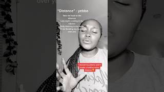 Distance 🖤 yebba distance cover acapella singer singing blacksinger [upl. by Ahsaelat]