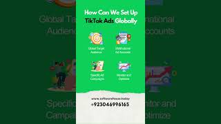 🎯 Global TikTok Ads Management 📍 WhatsApp 923046996165 📍 shorts SEO TikTokAds GlobalCampaigns [upl. by Soelch898]