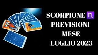 SCORPIONE ♏ PREVISIONI LUGLIO 2023 TAROCCHI EVOLUTIVI [upl. by Nalor]