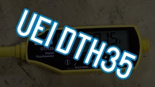 HVAC Tool Review  UEI DTH35 Psychrometer [upl. by Novehs]