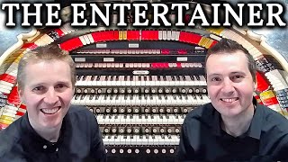 THE ENTERTAINER  JOPLIN  PIANO amp WURLITZER ORGAN  SCOTT BROTHERS DUO [upl. by Ycrem]