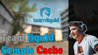 Team Liquid s1mple playing CSGO Faceit on Cache twitch stream [upl. by Debo148]