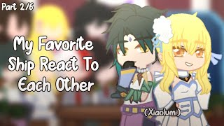 My fav ships react to each other  Xiaolumi Xiao x Lumine 26  Genshin Impact  GCRV [upl. by Aidan]