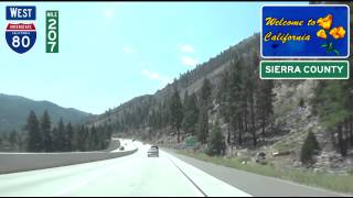 I80 in the Sierras Reno to Truckee [upl. by Crean]