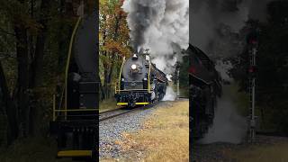 Reading amp Northern 2102 Steam Locomotive slips through Haucks steamlocomotive livesteam [upl. by Willi]