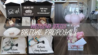 WEDDING SERIES BRIDESMAID  DIY GROOMSMEN PROPOSAL BOXES [upl. by Inavihs666]