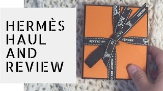 ♥ Hermès Mini Haul Ulysse  Petit Modèle Agenda [upl. by Eidolem]