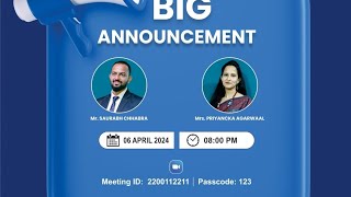 Big Announcement [upl. by Halilad]