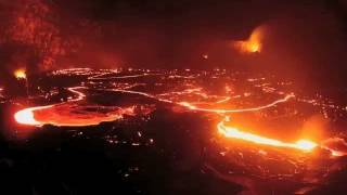 Collapse of the Puu O o Crater Floor on March 5 2011 [upl. by Daraj982]