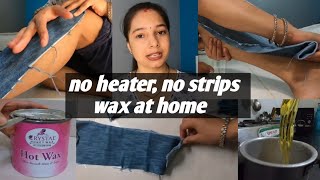 no heater no strips instant waxing at home  wax at home  instant hair removal  remove body hair [upl. by Pollard519]