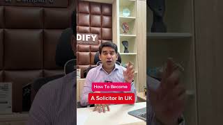 How to Become a Solicitor in UK Watch our Full Video to Know More 👇 [upl. by Notnroht]