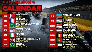 Présentation Calendrier FIL saison 4  FIL racing [upl. by Ecirpak]