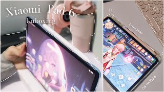 Xiaomi Pad 6 Unboxing 2024🌷🤍  8256 GB Mist Blue [upl. by Adrea]