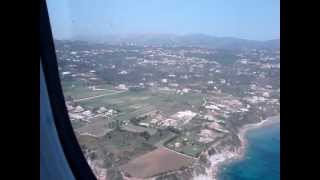 Landing at Kefalonia airport EFL [upl. by Name]