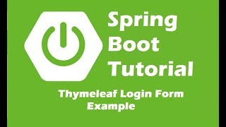 Spring Boot  Thymeleaf Login Form Example  Java Inspires [upl. by Barrus]