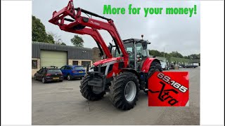 We take a look at the new Massey Ferguson 6S165 Xtra loader tractor [upl. by Aloivaf865]