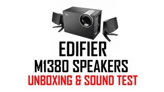 Edifier M1380 PC Speakers Unboxing amp Sound Test [upl. by Garik]