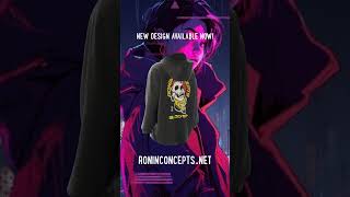 Oni and Skull Ronin Concepts Anime Streetwear Hoodie [upl. by Niwrud843]