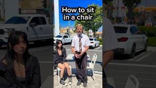 How to sit in a chair [upl. by Leamaj934]