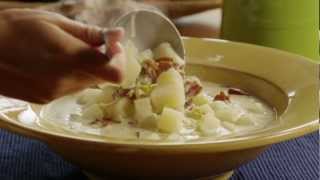 How to Make Creamy Potato Leek Soup  Allrecipescom [upl. by Corly]