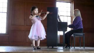 Suzuki Violin Recital book 1 Perpetual Motion [upl. by Flo]