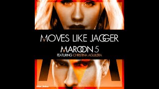 moves like jaggerlyricsmaroon 5 ft christina aguiera [upl. by Atinrahs]