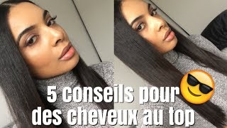 5 conseils pour des cheveux au TOP en 2018 🏆 [upl. by Shiau]