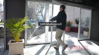 Accolade PVC Weather Screens Bi Fold Demonstration Video  Accolade Screens [upl. by Duvall]