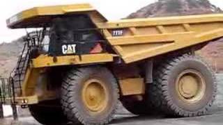 Caterpillar 777F dumptruck  a reallife Tonka toy [upl. by Areid]