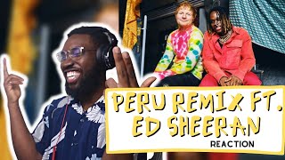 Fireboy DML amp Ed Sheeran  Peru Remix Official Video REACTIONREVIEW  palmwinepapi [upl. by Averyl512]