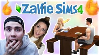 Fiery Date At The Flea Market  Zalfie Sims Edition 11 [upl. by Lebasi794]