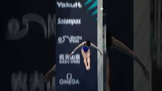 Top Dives In Womens 10m Platform topdives diving WorldChampionships QuanHongchan [upl. by Eiliak]