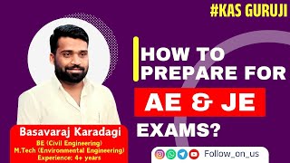 Karnataka Assistant Engineer AE and Junior Engineer JE Exams 2024  Technical Exams Preparation [upl. by Millisent]