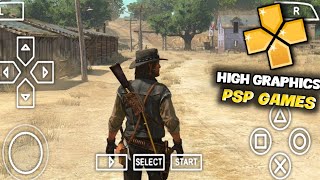 Top 15 High Graphics PSP Games for Android 2024 HD  PPSSPP Games [upl. by Idnek]