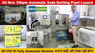 All New 20bpm Automatic Soda Bottling Plant Launch  Soda Bottling Plant  Soda Bottling Business [upl. by Atiran]