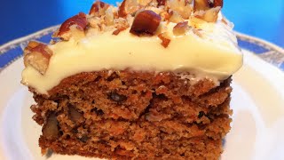 HOW TO MAKE A DELICIOUS HOMEMADE CARROT CAKE [upl. by Alleiram]