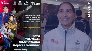 🇬🇹 Lucía Abadía  53rd Poomsae International Referee Seminar [upl. by Niuq]