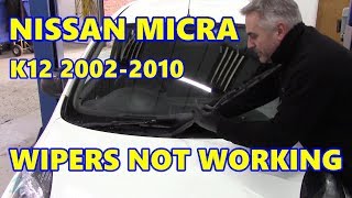 Nissan Micra Wipers Not Working [upl. by Anomor]